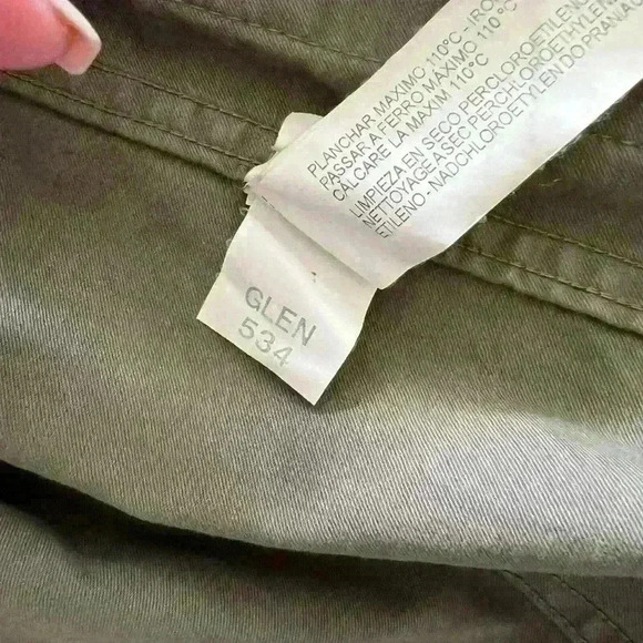 Zara Basic utility army military jacket, size xs, olive army green - Picture 8 of 11